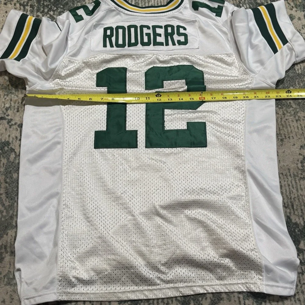 Nike Elite Authentic Aaron Rodgers Green Bay Packers Jersey 44 Stitched